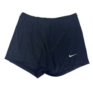Vintage 90s Nike Women's Athletic Black Shorts Embroidered Swoosh XL